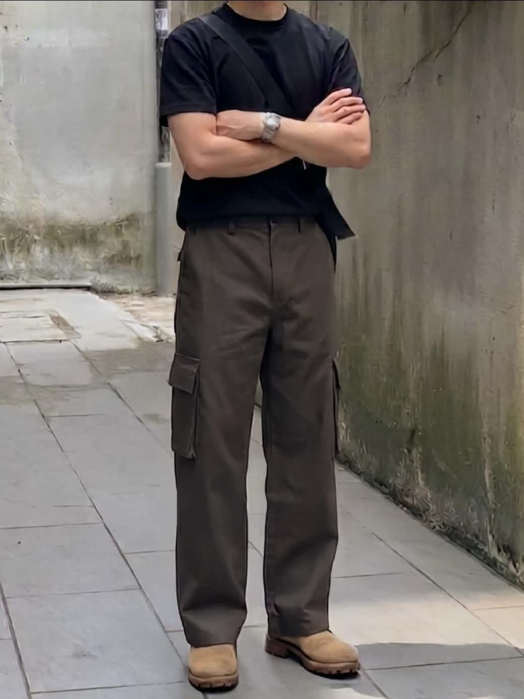 Quần Nomad N02 Túi Hộp Quần Cargo Pants Nam Ống Suông Rộng Chất Liệu Kaki Co Giãn Lưng Mặc Thoải Mái